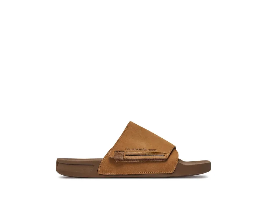 obrazek 1 Quiksilver Klapki Rivi AQYL101378 Brązowy