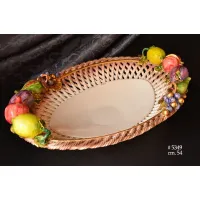 Zdjęcie Ładna patera ceramiczna na stół do jadalni