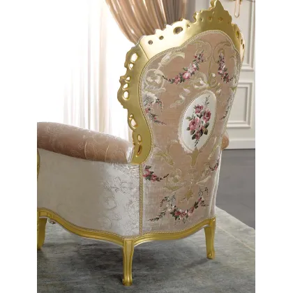 Zdjęcie Antyczny włoski fotel do salonu – Morello Gianpaolo