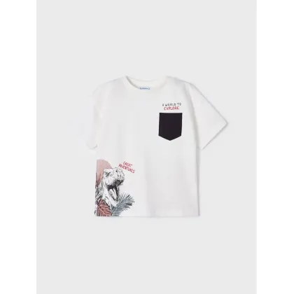 Zdjęcie Mayoral T-Shirt 3005 Biały Regular Fit
