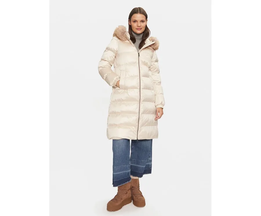obrazek 1 Geox Kurtka zimowa Backsie W4628H T2843 F1723 Beżowy Regular Fit