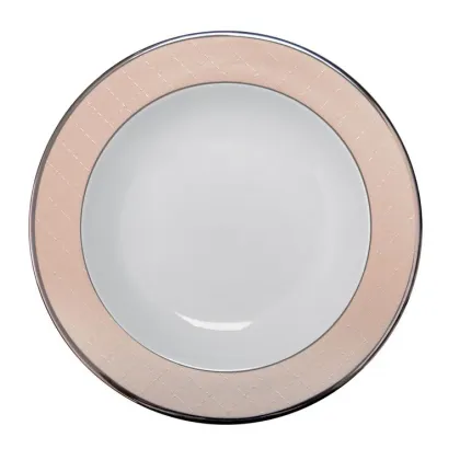 Zdjęcie Luksusowy talerz głęboki z serii Ethereal Moka