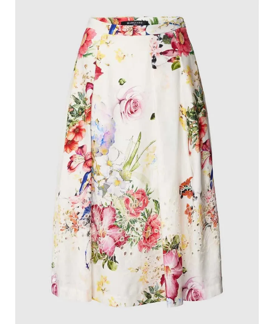 obrazek 1 Spódnica midi z kwiatowym wzorem model ‘GLORIOUS GARDEN’