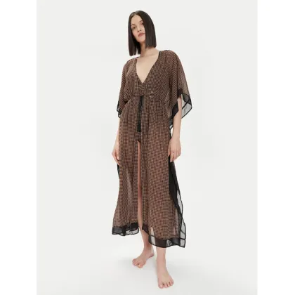 Zdjęcie Selmark Kimono BL095 Brązowy Relaxed Fit