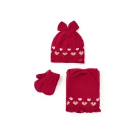 Zdjęcie Mayoral Zestaw czapka, szalik i rękawiczki 10.536 Czerwony