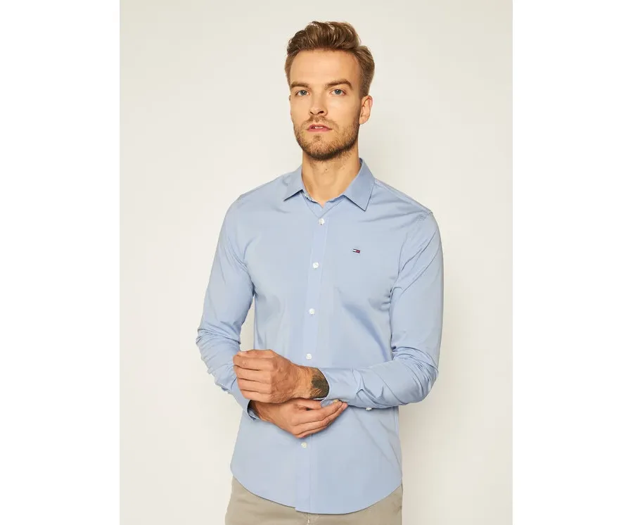 obrazek 1 Tommy Jeans Koszula DM0DM04405 Błękitny Slim Fit