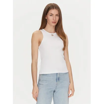 Zdjęcie TWINSET Top 251TP2550 Biały Slim Fit