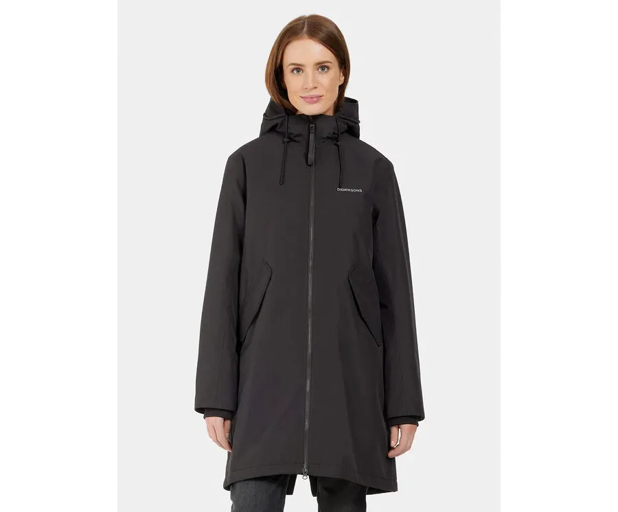 obrazek 1 Didriksons Parka Fia 505372 Czarny Relaxed Fit