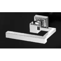 Picture Krome brass toilet roll holder with Swarovski elements of modern design - Il Paralume Marina