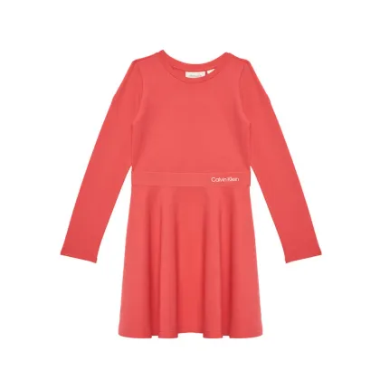 Zdjęcie Calvin Klein Jeans Sukienka codzienna Logo Tape IG0IG02666 D Różowy Regular Fit