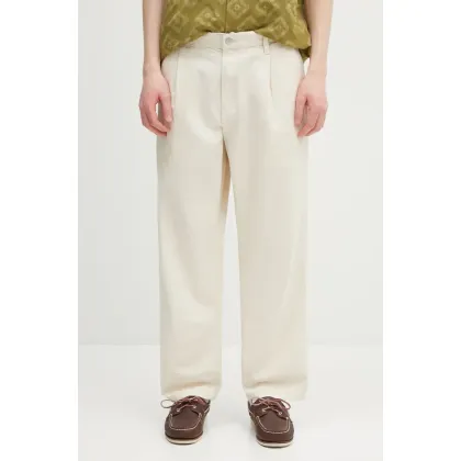 Zdjęcie Carhartt WIP spodnie bawełniane Albert Pant męskie kolor beżowy w fasonie chinos I034804.502