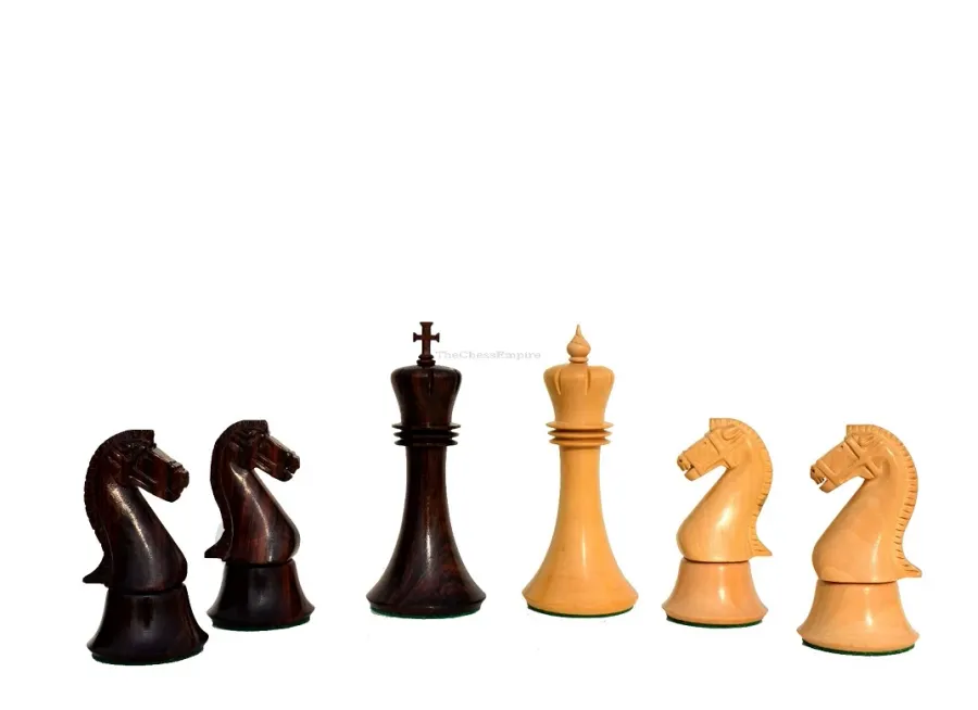 obrazek 5 Wyjątkowy zestaw pionów Capablanca do królewskiej gry - The Chess Empire