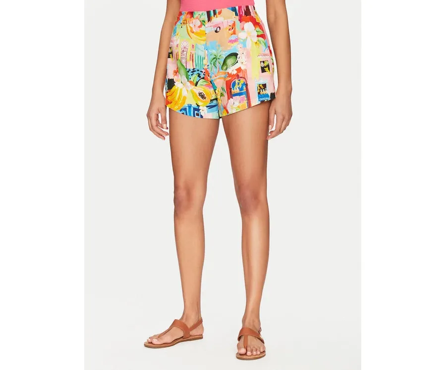 obrazek 1 Seafolly Szorty materiałowe Cuba 55443-SH Kolorowy Relaxed Fit