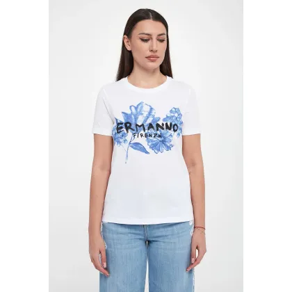 Zdjęcie T-shirt damski ERMANNO FIRENZE Ermanno Firenze