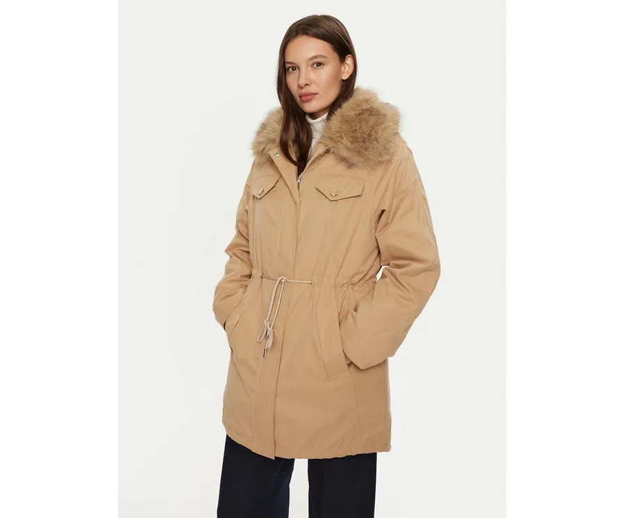 obrazek 1 Guess Parka Lucie W4BL45 WGK30 Beżowy Regular Fit