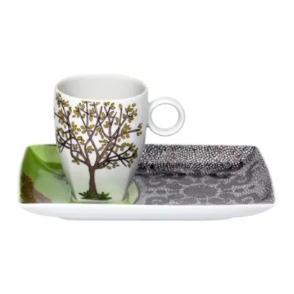 Zdjęcie Stylowa taca z kubkiem z porcelany – Vista Alegre