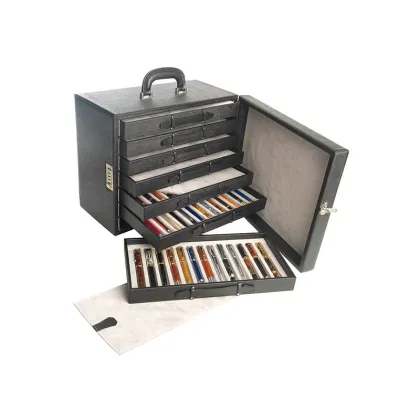 Picture A solid case for 91 fountain pens!