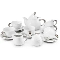 Picture Luxurious 15-piece tea set from the Platinum Celtic collection – Rudolf Kampf