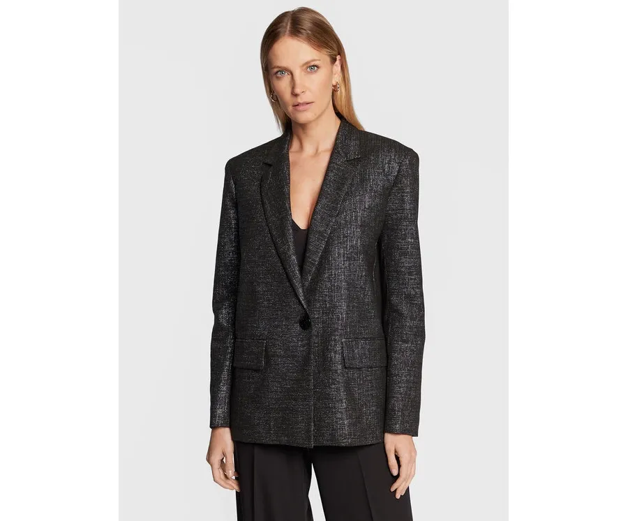 obrazek 1 Patrizia Pepe Marynarka 2S1433/A166-I2Y2 Czarny Oversize