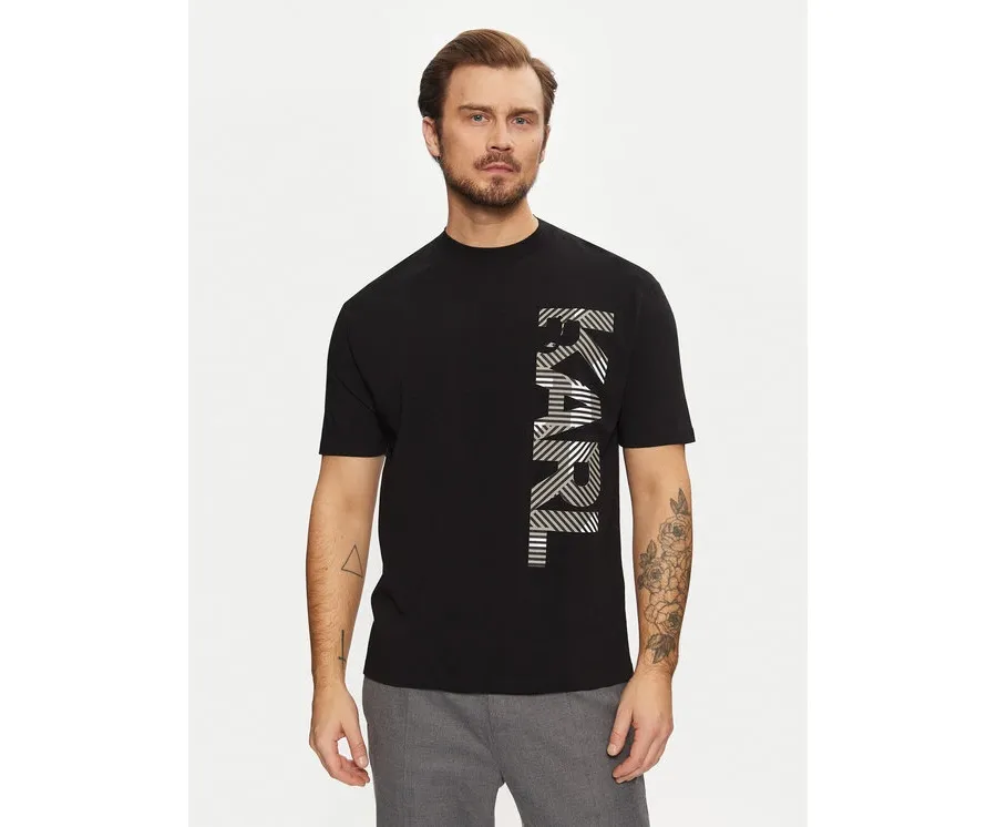 obrazek 1 KARL LAGERFELD T-Shirt 755198 551221 Czarny Regular Fit