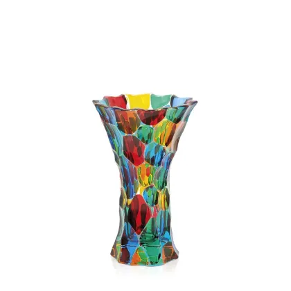 Zdjęcie Włoski wazon artystycznie malowany (28 cm)