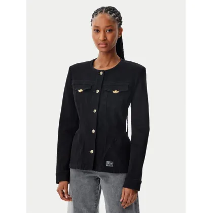 Zdjęcie Versace Jeans Couture Kurtka jeansowa 78HAS457 Czarny Slim Fit