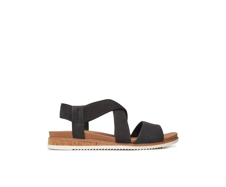 obrazek 1 Skechers Sandały BOBS Desert Kiss Low 114705/BLK Czarny