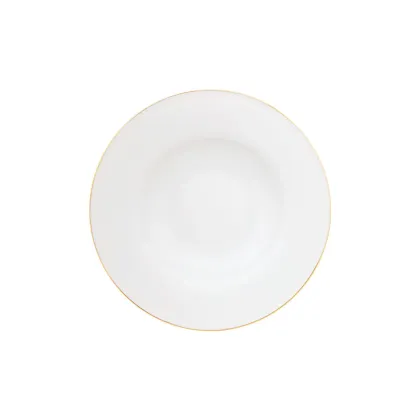 Zdjęcie Unikatowy porcelanowy talerz do zupy 23 cm - Porcel