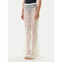 Zdjęcie NORMA KAMALI Spódnica maxi ST125SCRP02840 Beżowy Slim Fit