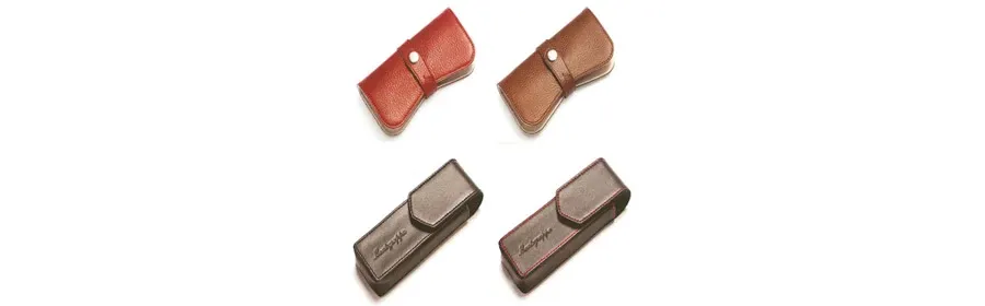 obrazek 4 Brązowe Damskie Etui na Dwa Przybory Montegrappa