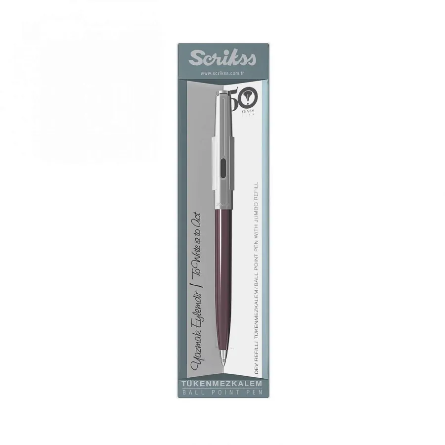 obrazek 5 Burgundowy Ballpoint Pen Vintage 77