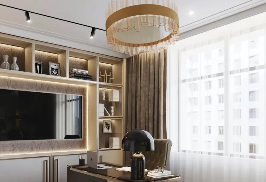 obrazek 2 Wyjątkowa włoska wisząca lampa - szkło murano wykonane ręcznie