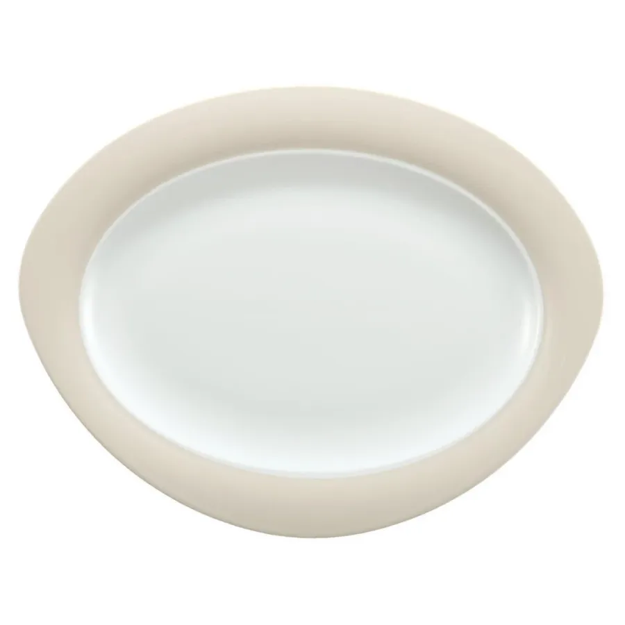 obrazek 1 Porcelanowy owalny półmisek 35x27 cm w stylu nowoczesnym - Seltmann Weiden