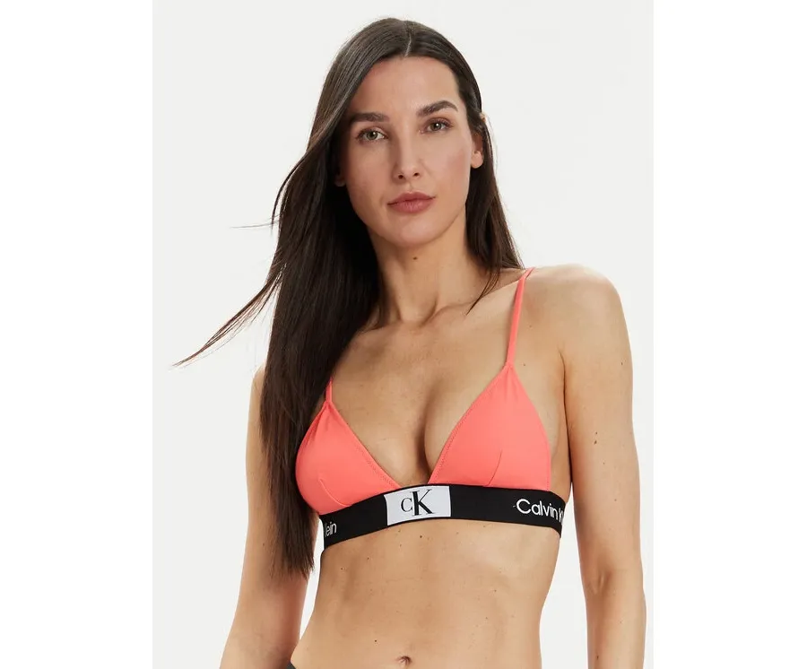 obrazek 1 Calvin Klein Swimwear Góra od bikini KW0KW02451 Koralowy