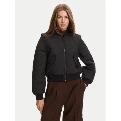 Zdjęcie Hunter Kurtka bomber Shira HARW0046251 Czarny Cropped Fit