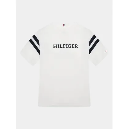 Zdjęcie Tommy Hilfiger T-Shirt Varsity KB0KB08678 D Biały Regular Fit