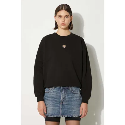 Zdjęcie Kenzo bluza bawełniana Lucky Tiger Regular Sweatshirt damska kolor czarny gładka FE52SW1484MF.99J