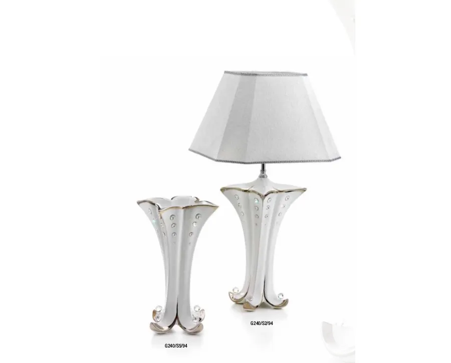 obrazek 1 Designerski wazon z włoskiej ceramiki w kształcie kwiatu