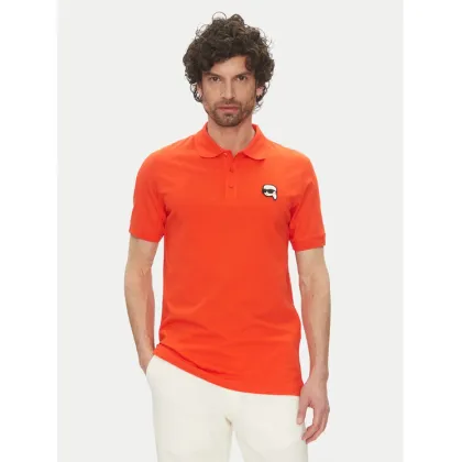 Zdjęcie KARL LAGERFELD Polo 745710 552224 Czerwony Regular Fit