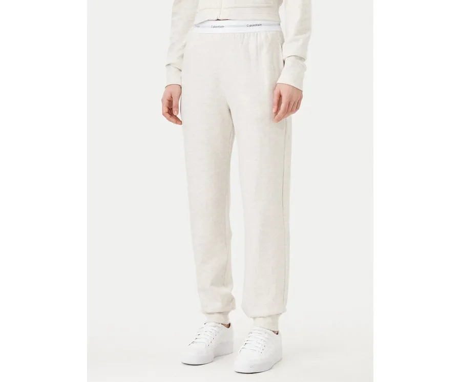 obrazek 1 Calvin Klein Underwear Spodnie dresowe 000QS7271E Beżowy Regular Fit