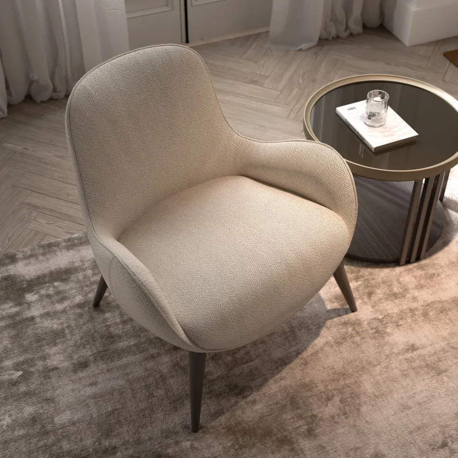 obrazek 1 Wyjątkowy designerski fotel do salonu z Włoch