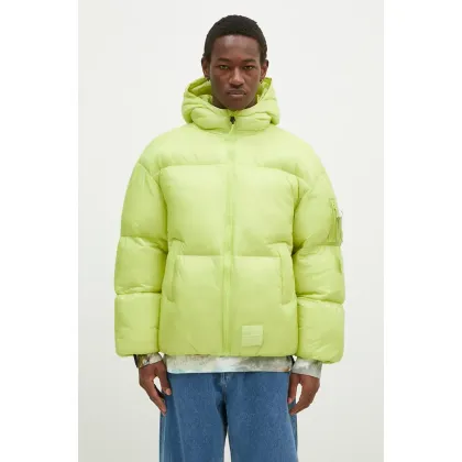 Zdjęcie Alpha Industries kurtka Cloud Puffer Bomber męska kolor zielony zimowa oversize 148130