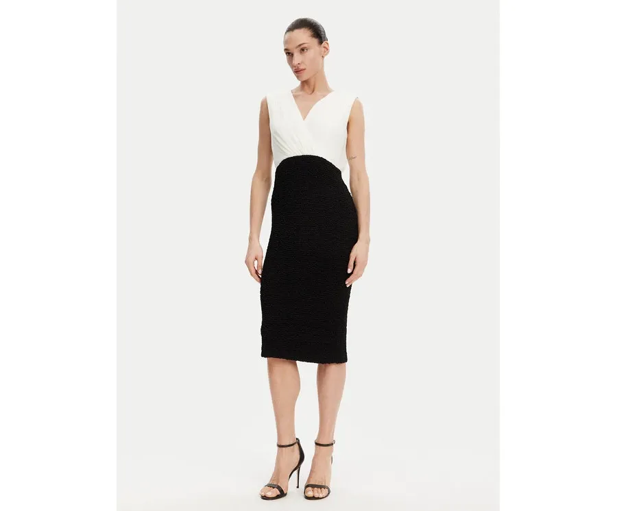 obrazek 1 DKNY Sukienka koktajlowa DD4KWD80 Czarny Slim Fit
