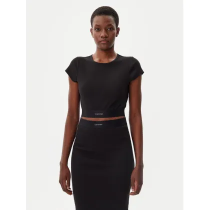 Zdjęcie Calvin Klein Underwear T-Shirt LV00QS7349 Czarny Slim Fit