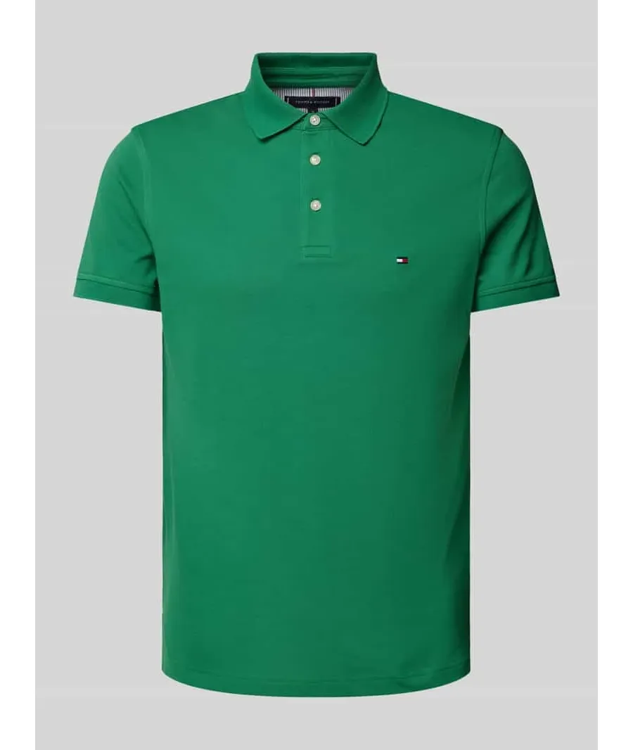 obrazek 1 Tommy Hilfiger Polo 1985 MW0MW17771 Zielony Slim Fit
