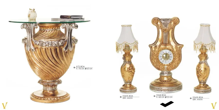 obrazek 1 Ceramiczny zegar do wyjątkowych wnętrz - Valle d'oro Patchi