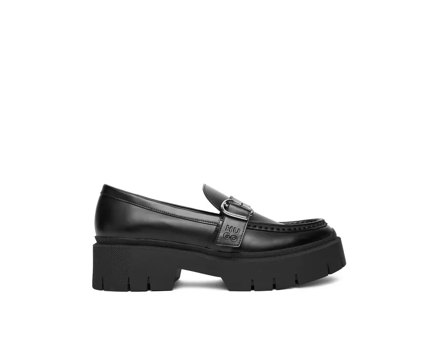 obrazek 1 HUGO Loafersy 50548196 Czarny