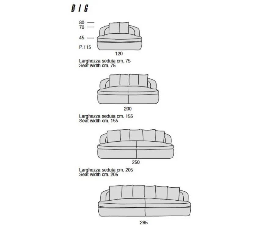 obrazek 5 Stylowa nowoczesna ponadczasowa sofa – Mascheroni