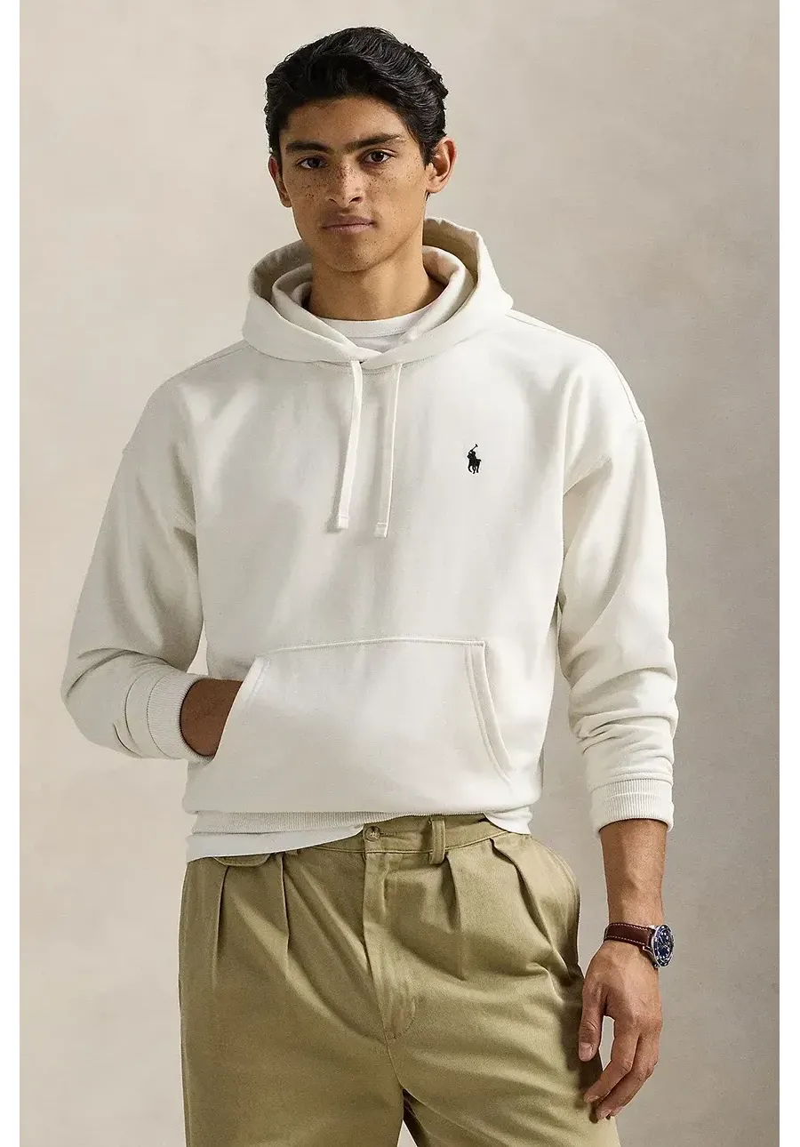 obrazek 1 Polo Ralph Lauren bluza męska kolor biały z kapturem gładka 710964718