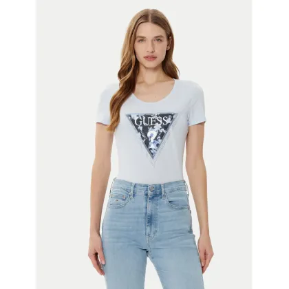 Zdjęcie Guess T-Shirt W5RI00 J1314 Niebieski Regular Fit